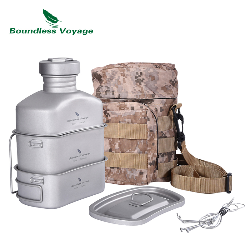 Mess Kit Titanium - VÔ BIÊN Chuyến Hải Hành Ngoài
