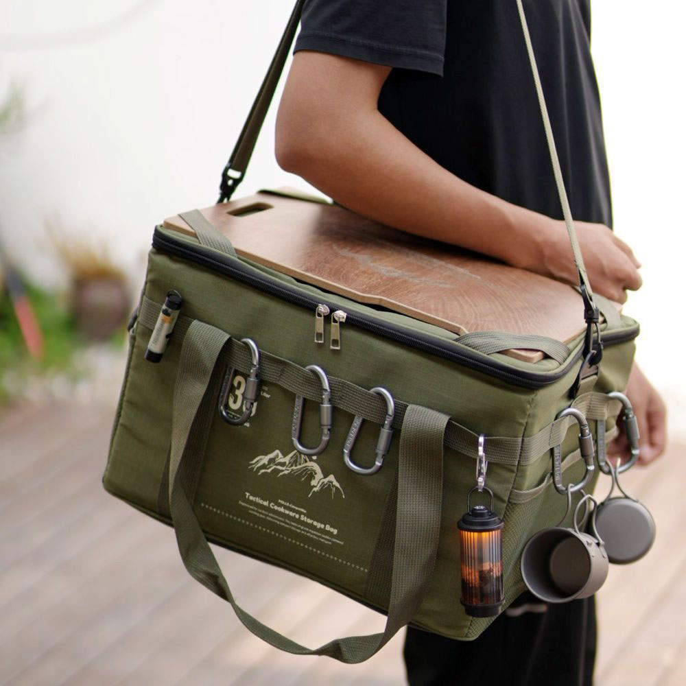 Camping Cooking Organizer - 36L Tactics Picnic Bag Waterproof Travel