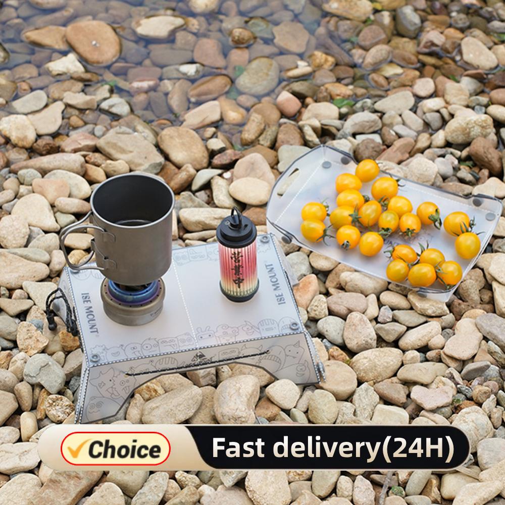Camping Cooking Table Foldable - Portable Foldable Mini Camping Table Ultralight