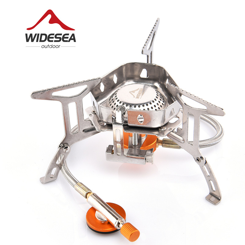 Camping Cooking Gas Canister - Split-type portable windproof gas stove, detachable