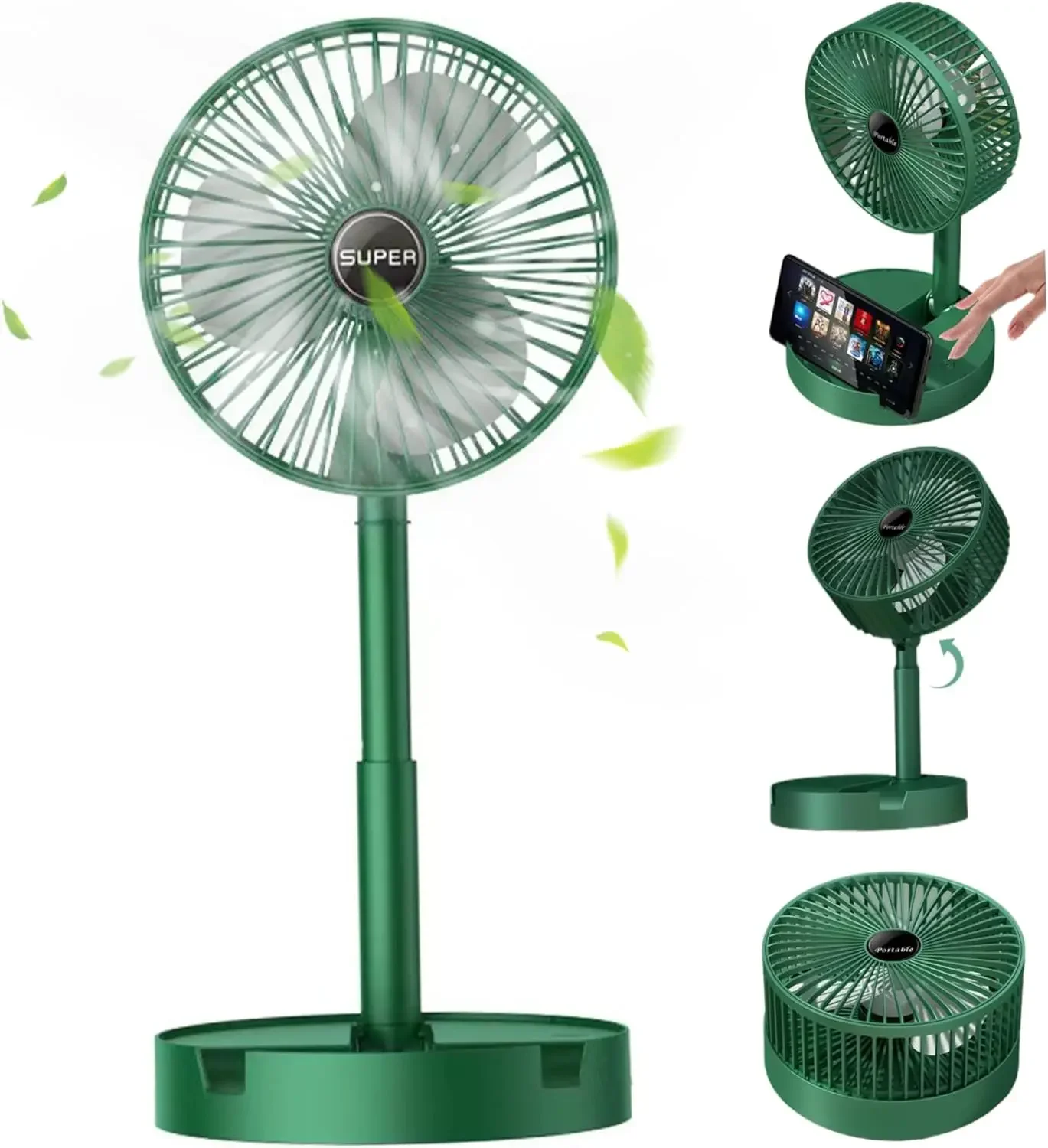 Camping Cooking Table Foldable - USB Foldable Electric Fan Cold Air
