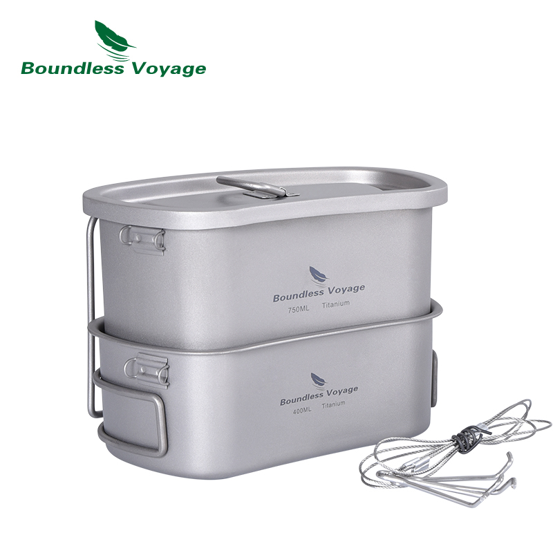 VÔ BIÊN Chuyến Hải Hành Ngoài  - đánh giá và giá Mess Kit Titanium