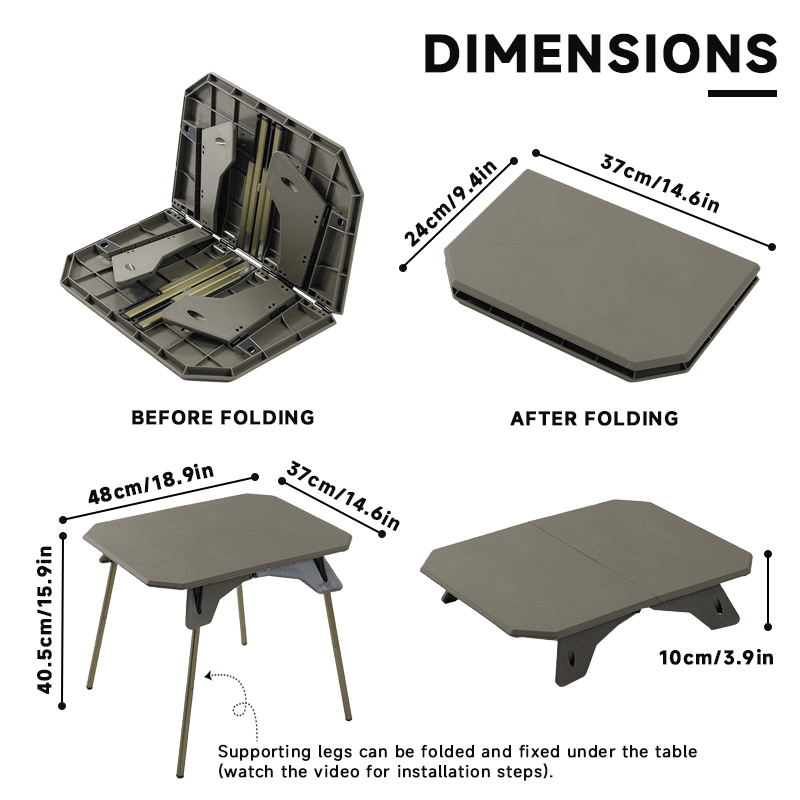 WESTTUNE Outdoor Camping Table - đánh giá và giá Camping Cooking Table