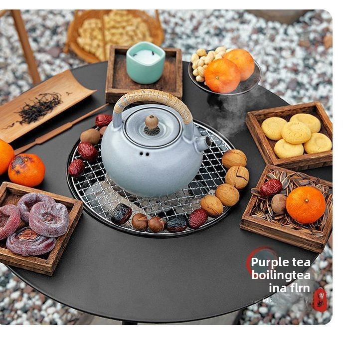 Indoor Outdoor BBQ Grill Set T - đánh giá và giá Camping Cooking Wood Stove
