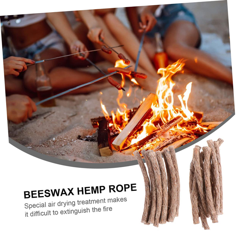 12/24Pcs Survival Wick Hemp Co - đánh giá và giá Camping Cooking Wood Stove