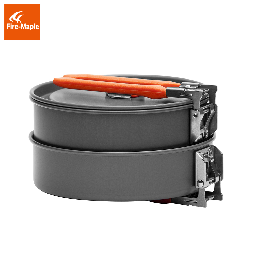 Lửa Maple Bữa Tiệc 1 Ngoài Trờ - đánh giá và giá Camping Cooking Pots And Pans Set