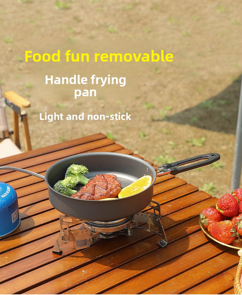 Bulin C15 Outdoor Small Frying - đánh giá và giá Camping Cooking Pots And Pans Set