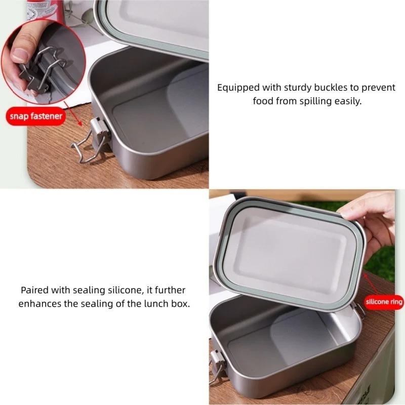 Stainless Steel Lunch Box With - đánh giá và giá Mess Kit Titanium