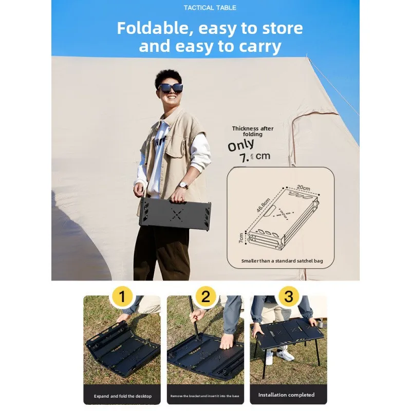 Aluminum alloy folding table,  - đánh giá và giá Camping Cooking Table Foldable