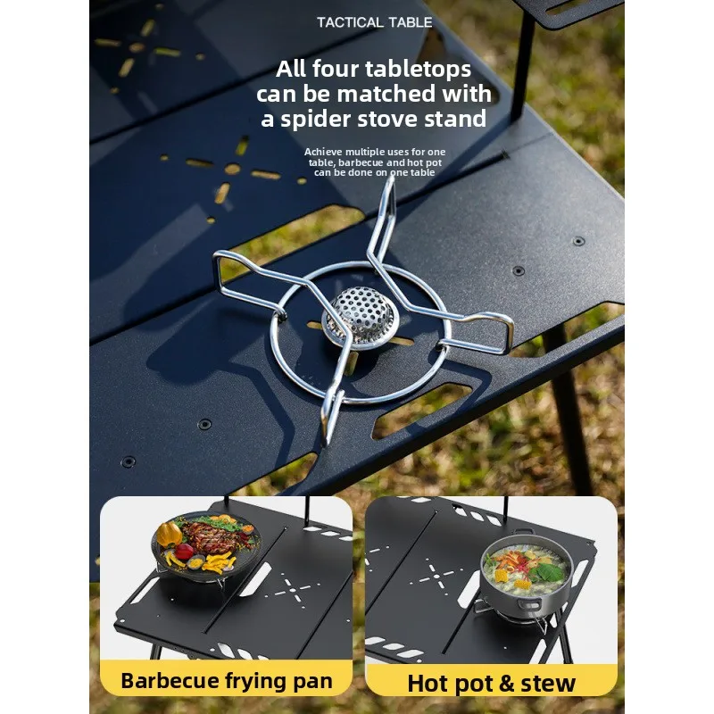 Aluminum alloy folding table,  - đánh giá và giá Camping Cooking Table Foldable