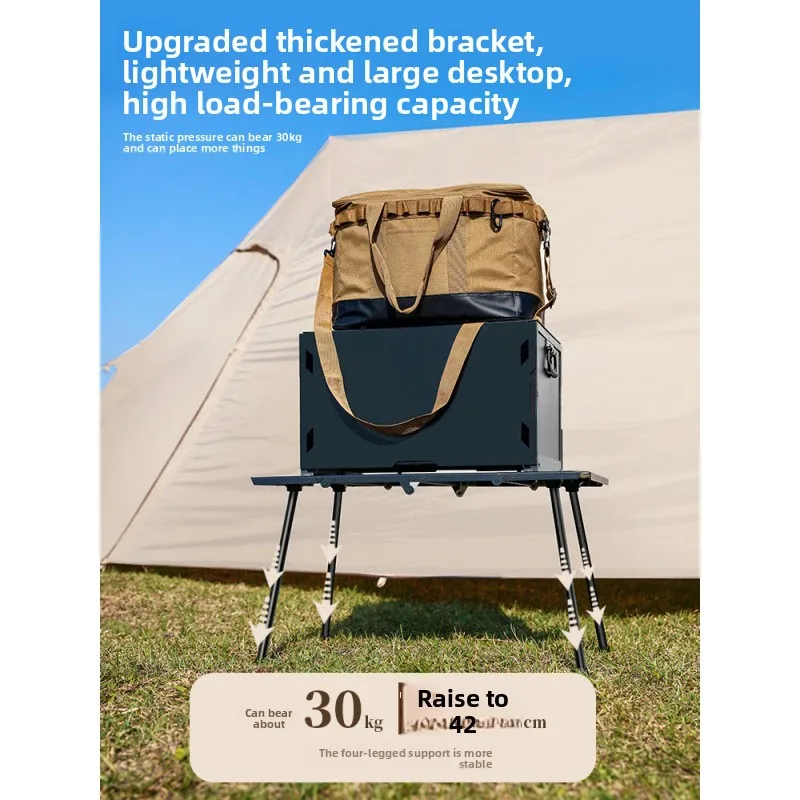 Aluminum alloy folding table,  - đánh giá và giá Camping Cooking Table Foldable