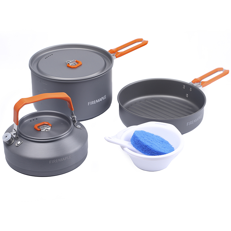Fire Maple 2-3 Person Cutlery  - đánh giá và giá Camping Cooking Set 2 Person