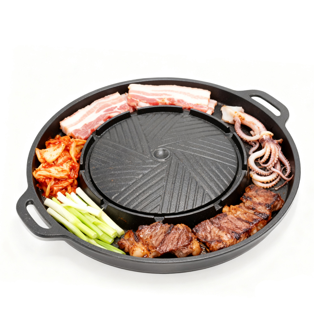 KOSUN Korean BBQ Grill Pan 2 i - đánh giá và giá Camping Cooking Disc