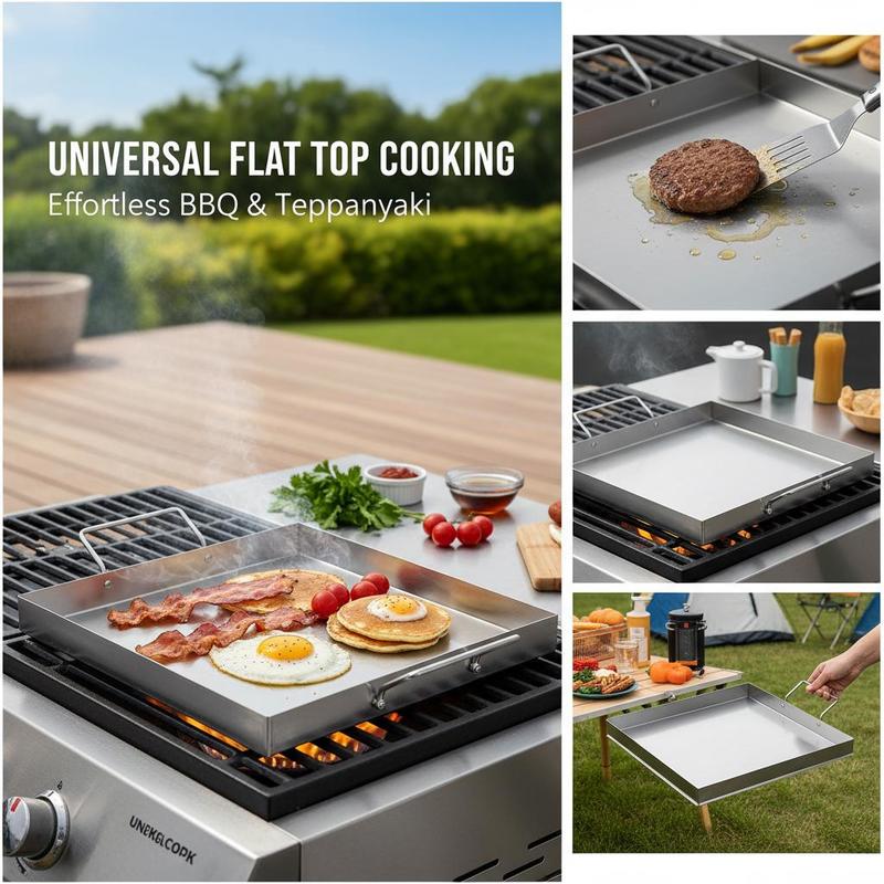 Universal Flat Top Griddle 18x - đánh giá và giá Camping Cooking Disc