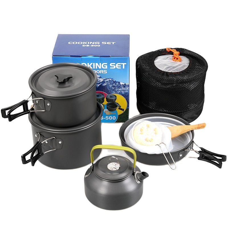 Outdoor Camping Cooking Set No - đánh giá và giá Camping Cooking Set 2 Person