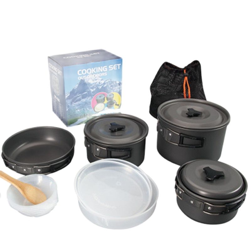 Outdoor Camping Cooking Set No - đánh giá và giá Camping Cooking Set 2 Person