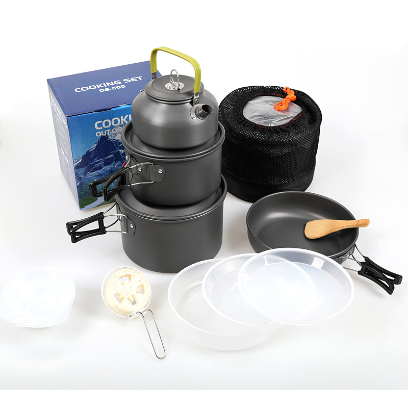 Outdoor Camping Cooking Set No - đánh giá và giá Camping Cooking Set 2 Person