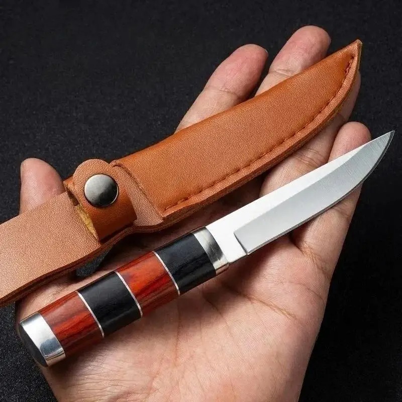 Premium Stainless Steel BBQ Kn - đánh giá và giá Camping Cooking Knife With Sheath