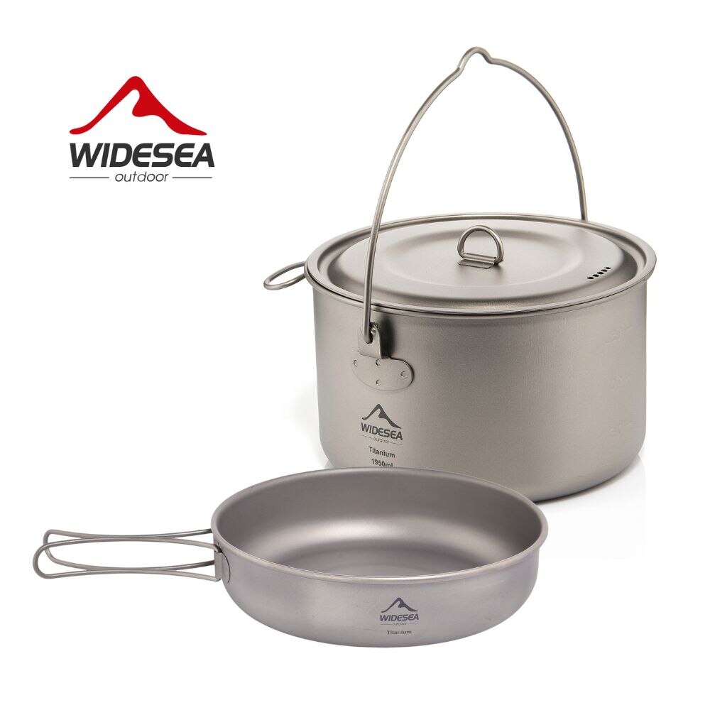 AliExpress Bộ sưu tập widesea  - đánh giá và giá Mess Kit Titanium