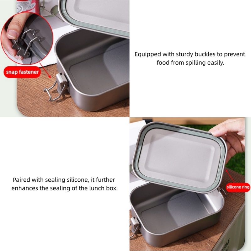 Titanium Lunch Box with Lid an - đánh giá và giá Mess Kit Titanium