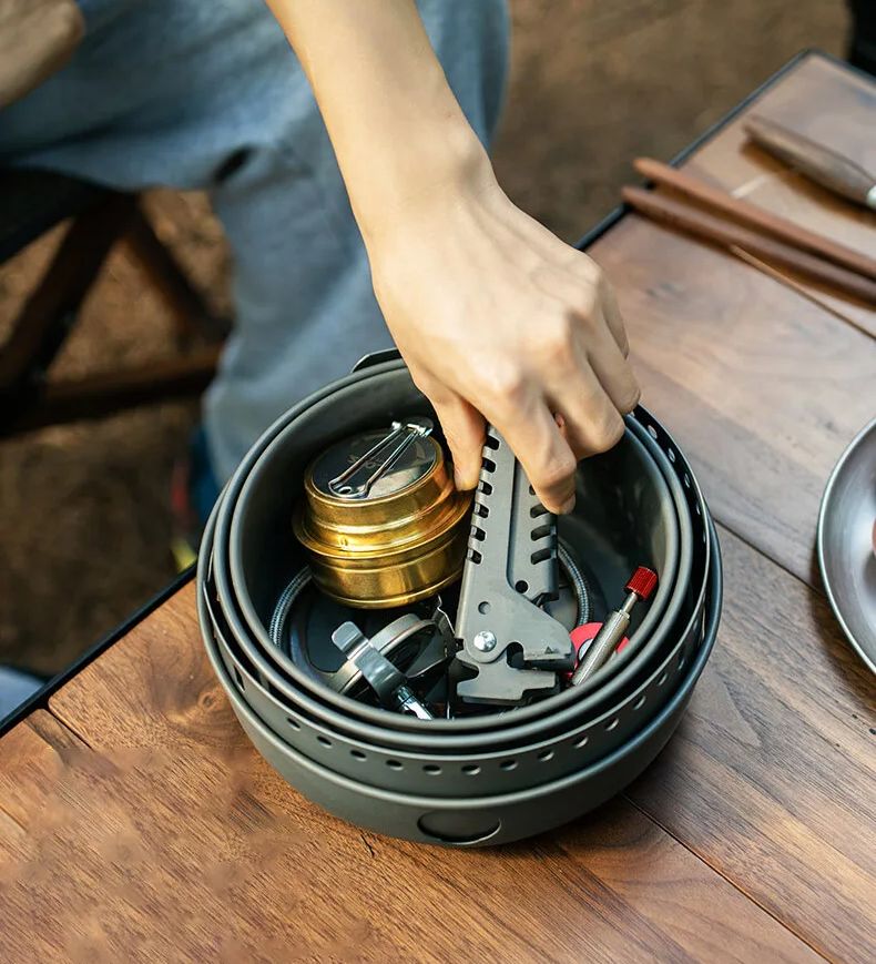 Camping Gas Stove Alcohol Stov - đánh giá và giá Camping Cooking Cupboard