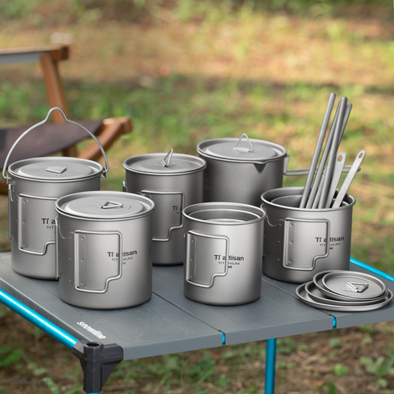 Tiartisan Outdoor Titanium Lig - đánh giá và giá Mess Kit Titanium