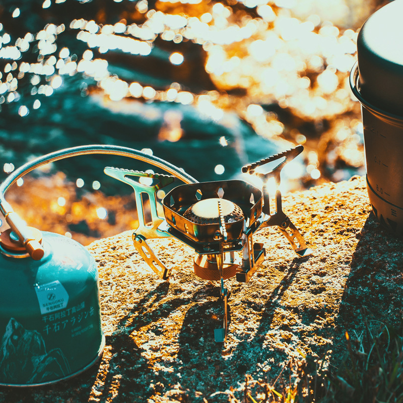 Split-type portable windproof  - đánh giá và giá Camping Cooking Gas Canister