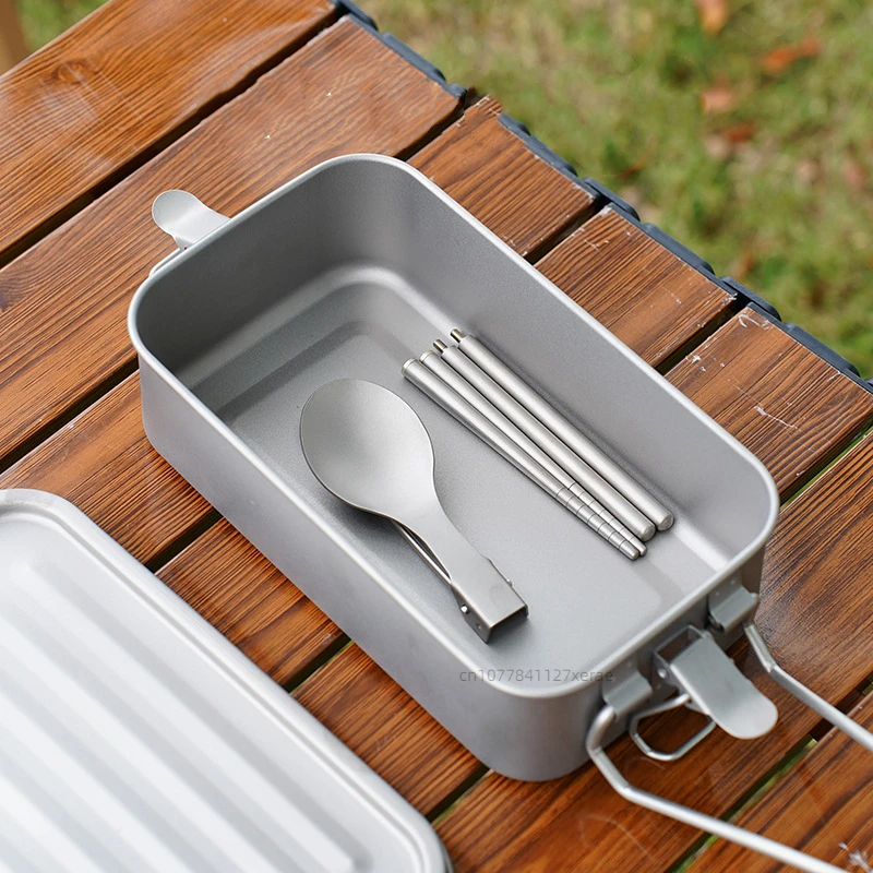 Outdoor Pure Titanium Square L - đánh giá và giá Mess Kit Titanium