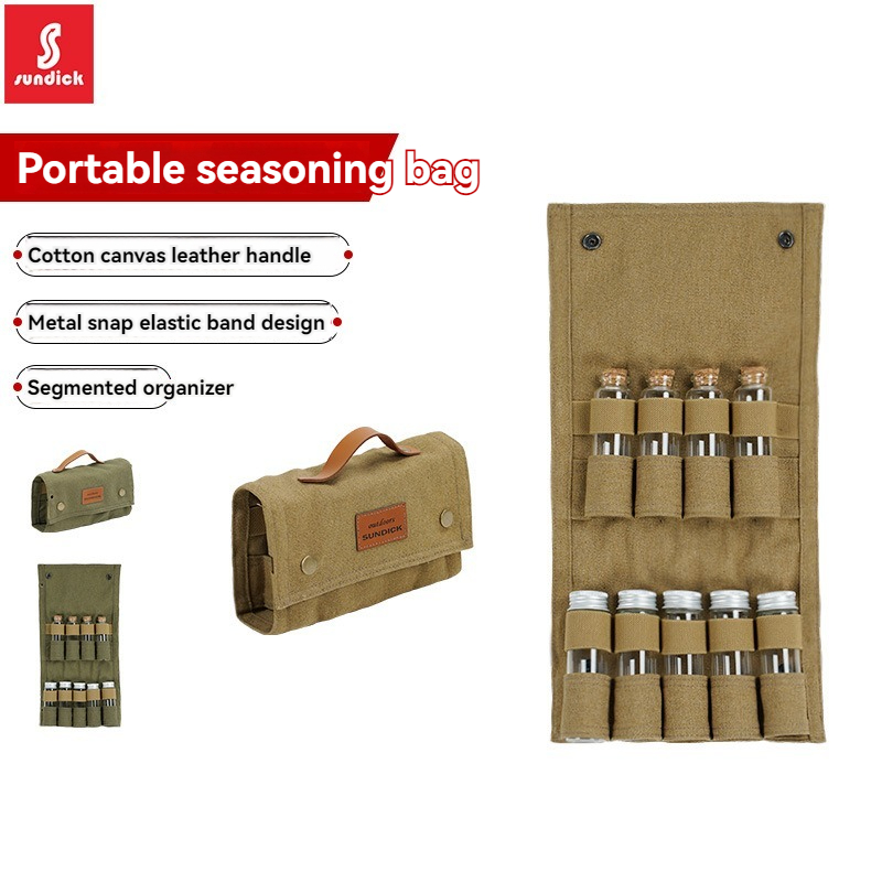 Outdoor Camping Seasoning Bott - đánh giá và giá Camping Cooking Organizer