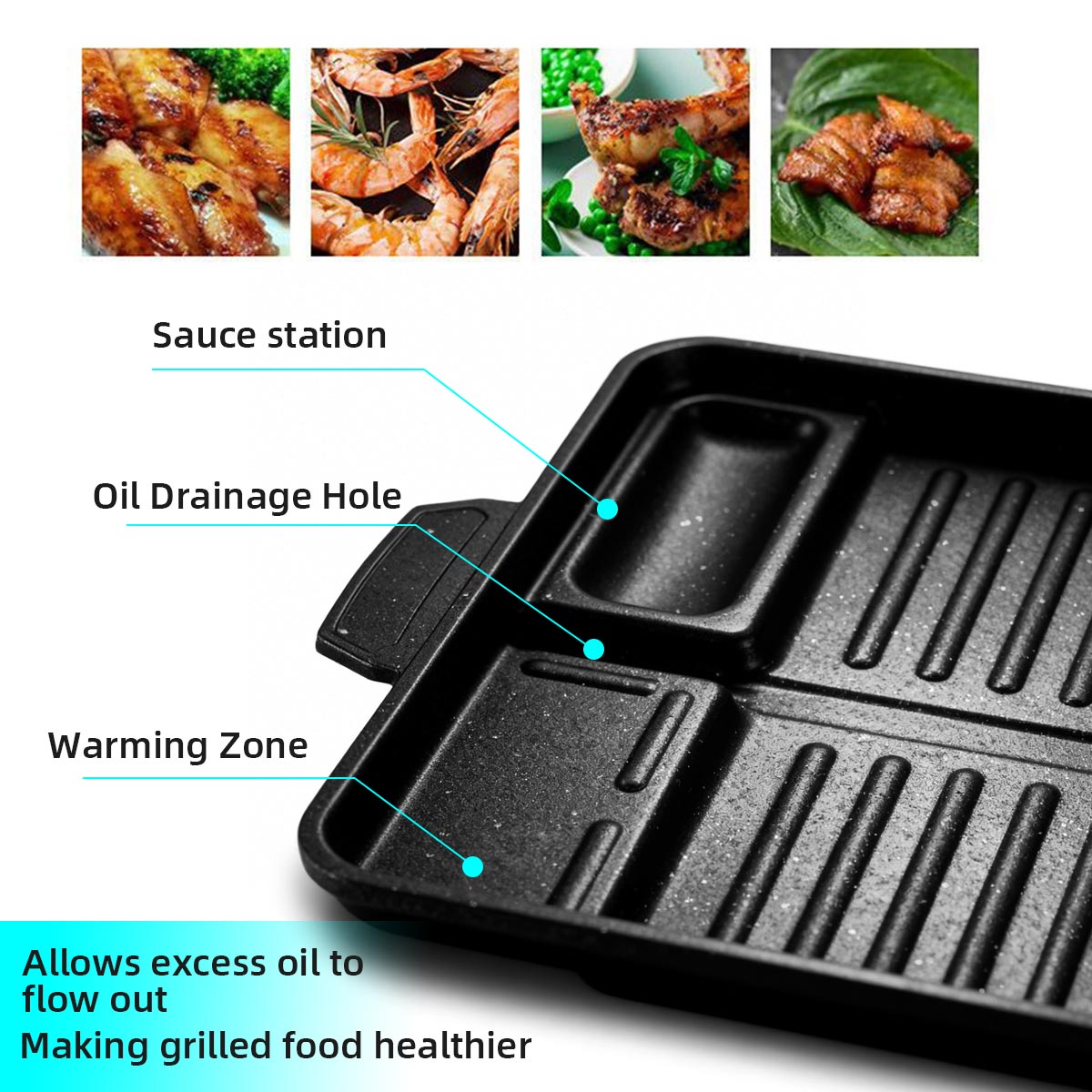 Korean Grill Meat Plate Alumin - đánh giá và giá Camping Cooking Cupboard