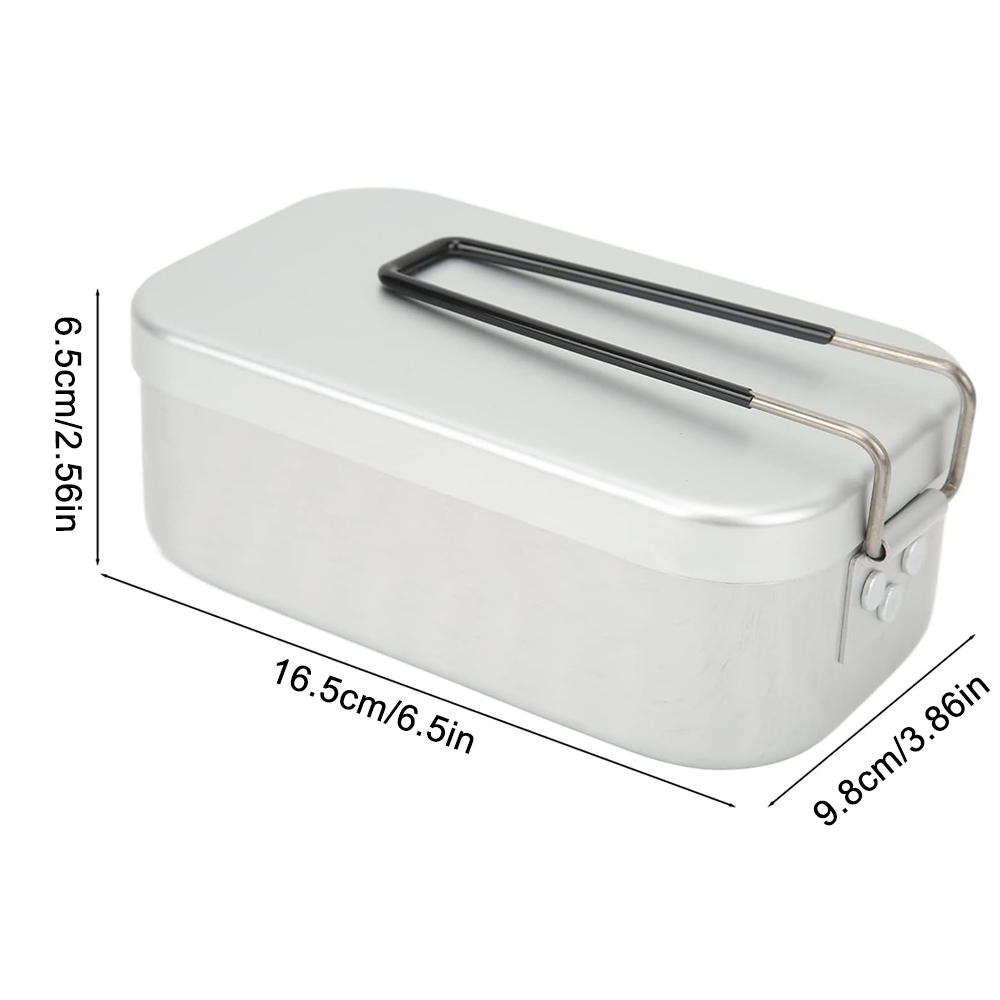 800ML Aluminum Lunch Boxes Out - đánh giá và giá Camping Cooking Organizer
