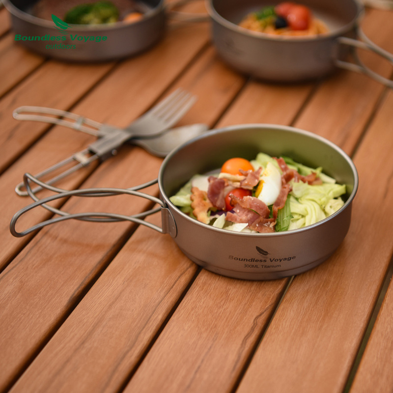 Pure Titanium Folding Handle P - đánh giá và giá Camping Cooking Pots And Pans Set