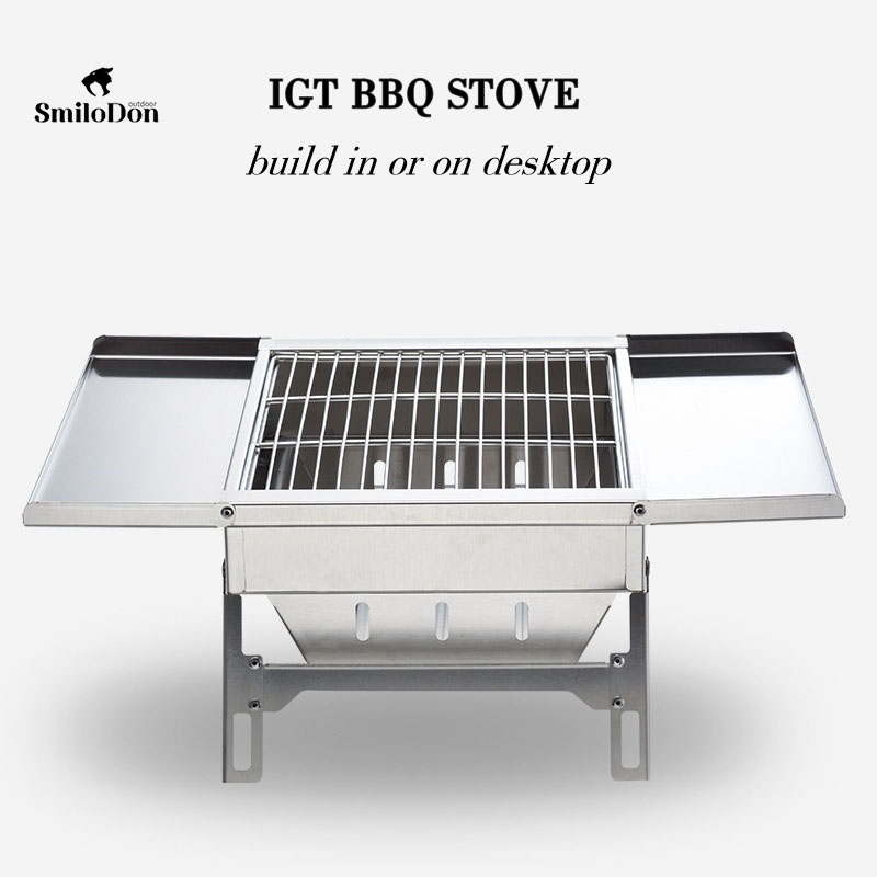 SmiloDon IGT BBQ Stove 1 Unit  - đánh giá và giá Camping Cooking Table Foldable