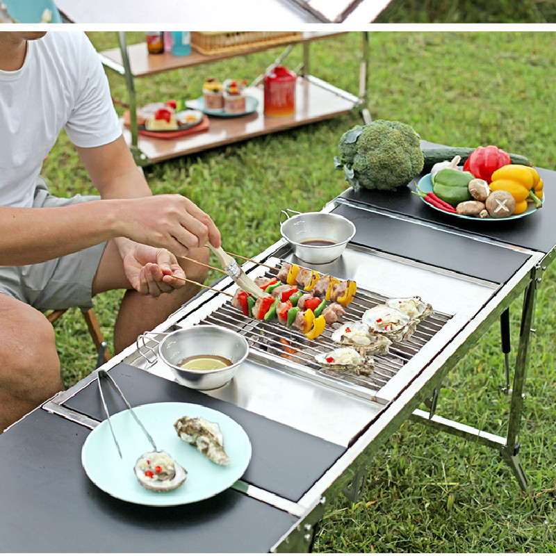 SmiloDon IGT BBQ Stove 1 Unit  - đánh giá và giá Camping Cooking Table Foldable