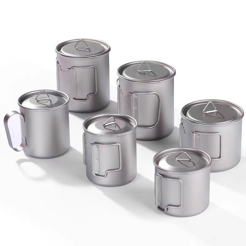 Ngoài Trời 750Ml Thích Nồi Dã  - đánh giá và giá Mess Kit Titanium