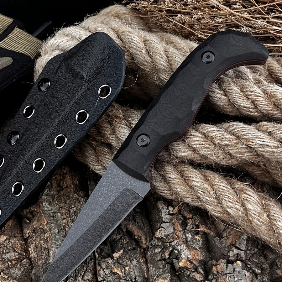 Handmade G10 Handle Outdoor Ca - đánh giá và giá Camping Cooking Knife With Sheath