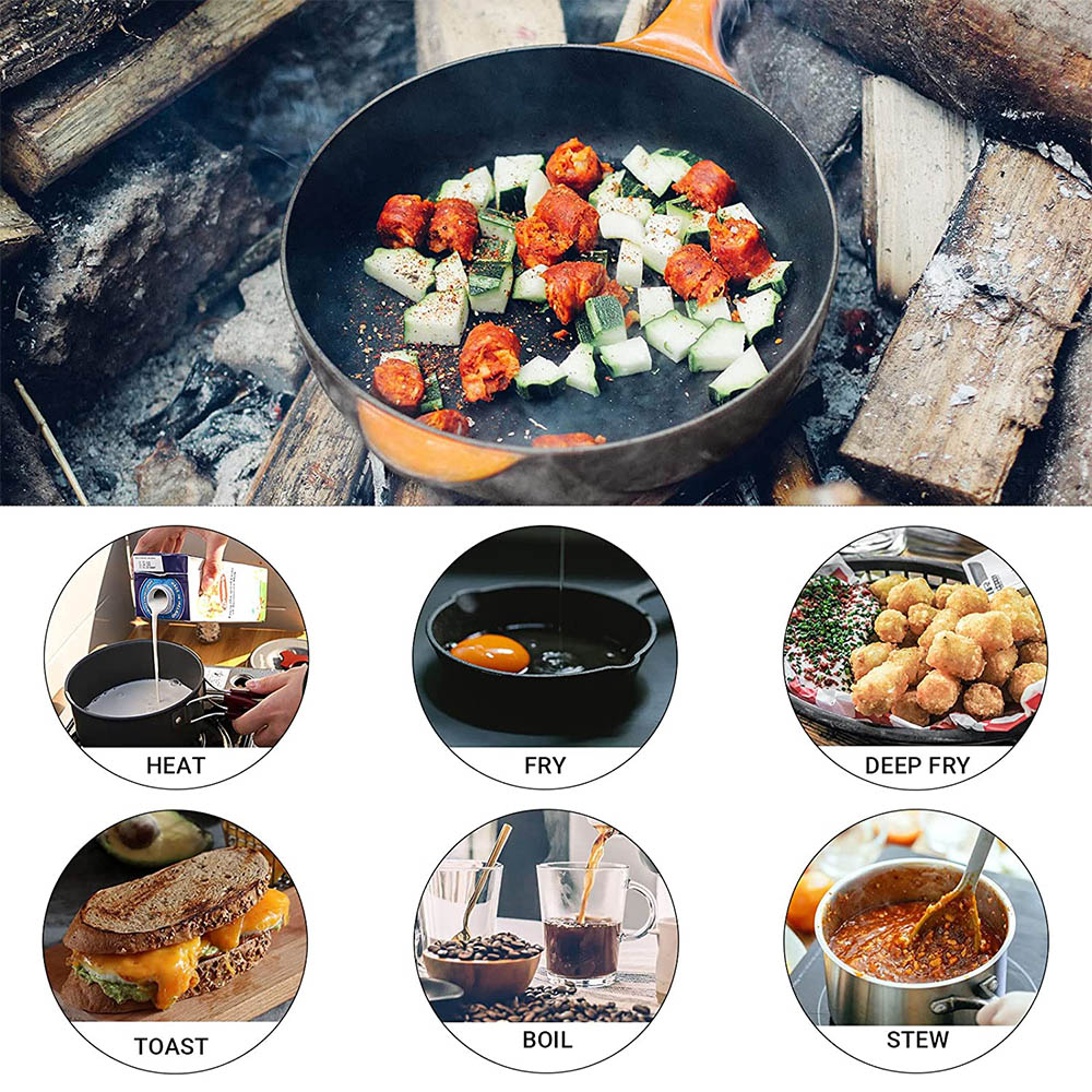 Outdoor cooking 3-4 person pic - đánh giá và giá Camping Cooking Pots And Pans Set