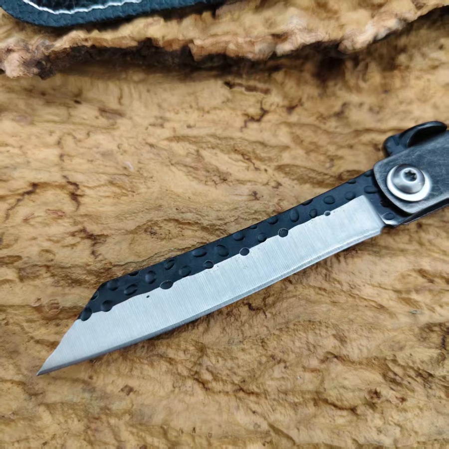 Higonokami  Handmade Stonewash - đánh giá và giá Camping Cooking Knife With Sheath