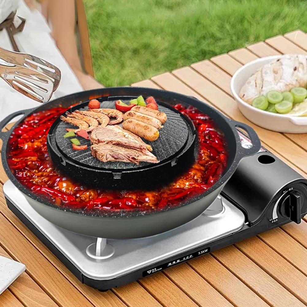 Korean Cassette Grill Pan Non- - đánh giá và giá Camping Cooking Cupboard