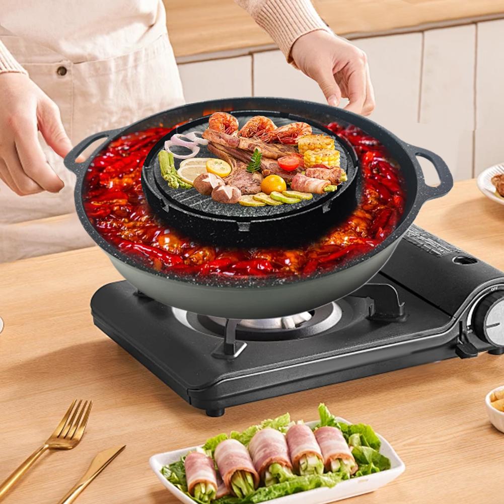 Korean Cassette Grill Pan Non- - đánh giá và giá Camping Cooking Cupboard