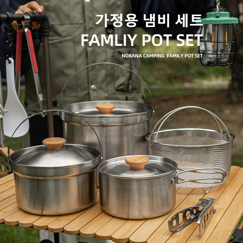 NOBANA Newest Outdoor Stainles - đánh giá và giá Camping Cooking Wok