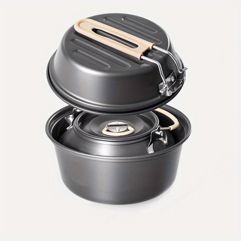 Outdoor Teapot Set Pot Camping - đánh giá và giá Camping Cooking Set With Kettle