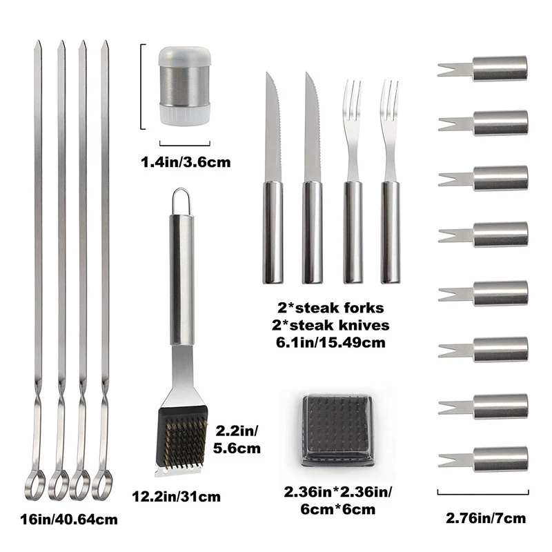 BBQ Bộ Dụng Cụ Nướng Nướng Tiệ - đánh giá và giá Camping Cooking Set For 4