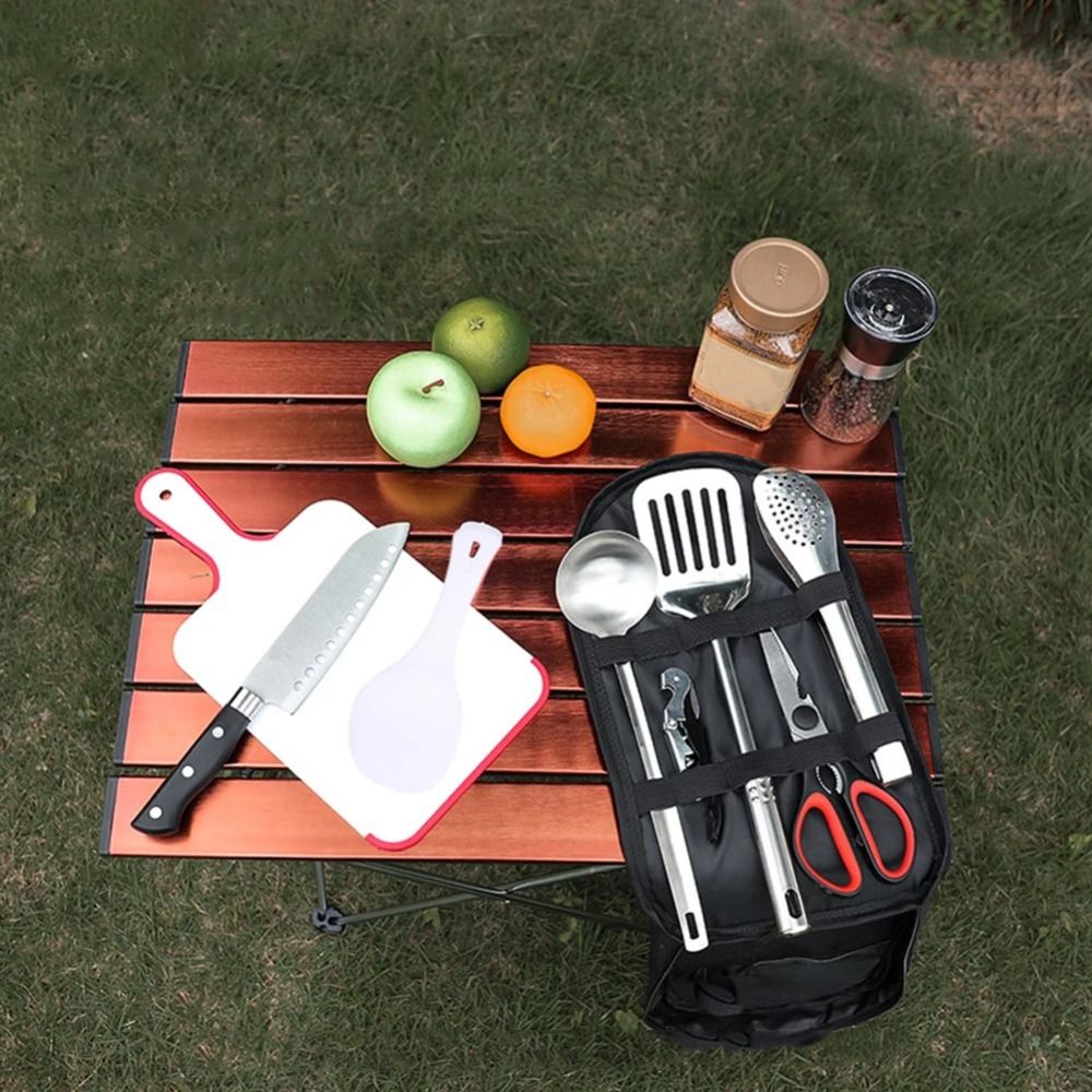2024 Picnic Utensil Set Storag - đánh giá và giá Camping Cooking Organizer