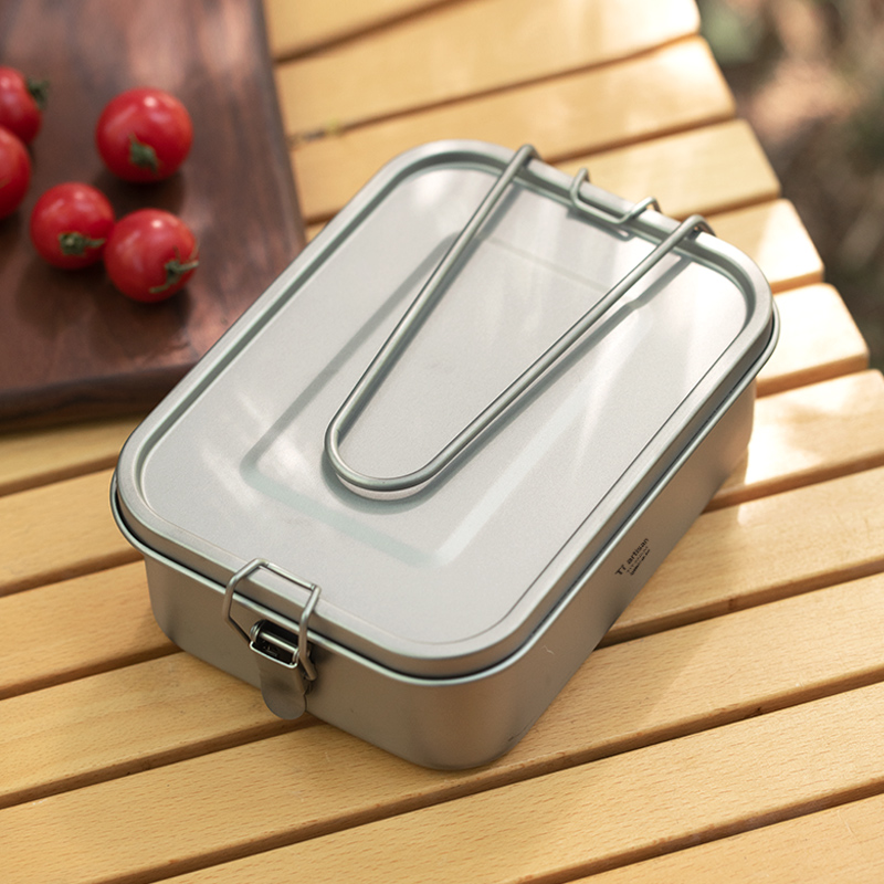 Tiartisan 1200ml titanium camp - đánh giá và giá Mess Kit Titanium