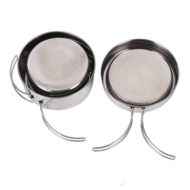 CLS 4-Piece Stainless Steel Ca - đánh giá và giá Camping Cooking Set For 4