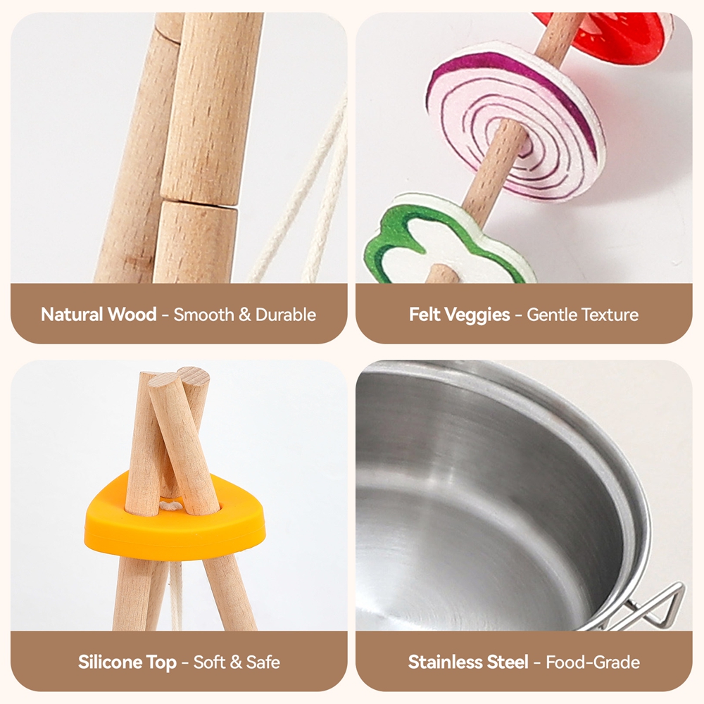 Montessori Cooking Experience  - đánh giá và giá Camping Cooking Set For 4