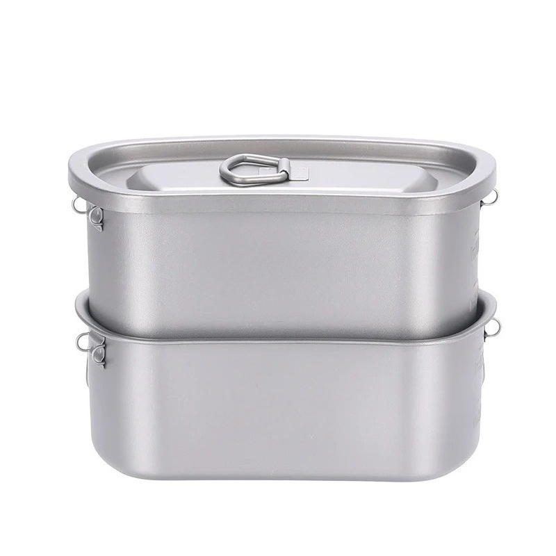 Outdoor camping titanium cante - đánh giá và giá Camping Cooking Set With Kettle