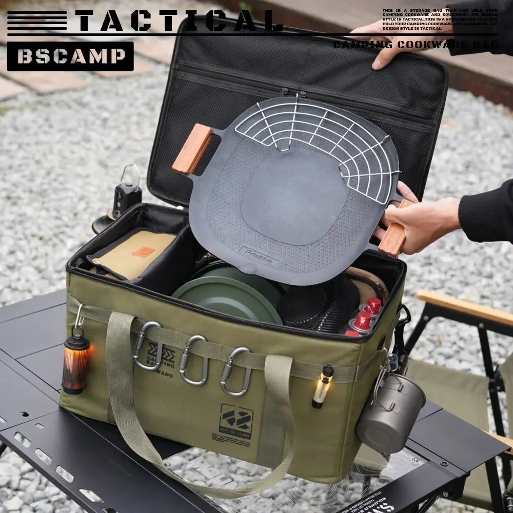 Outdoor Storage Bag Large Capa - đánh giá và giá Camping Cooking Organizer