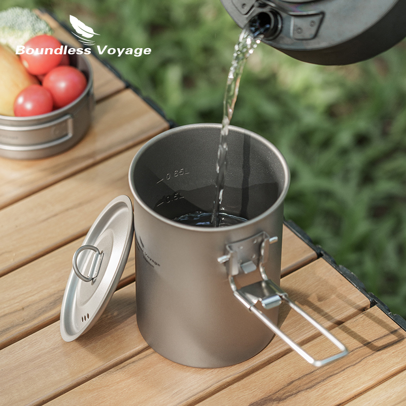 VÔ BIÊN Hành Trình 900Ml Thích - đánh giá và giá Mess Kit Titanium